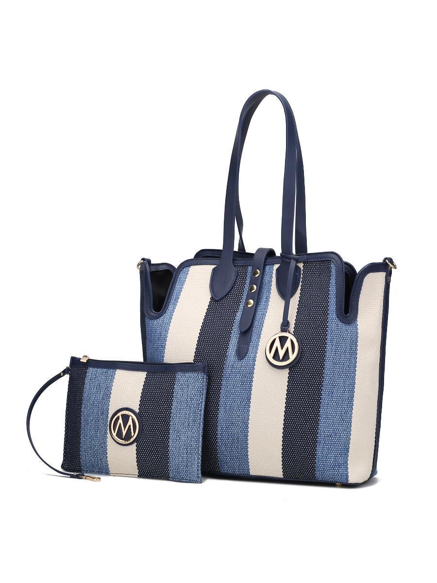 MKF Collection Xenia Circular Print Tote Bag With Wallet by Mia k