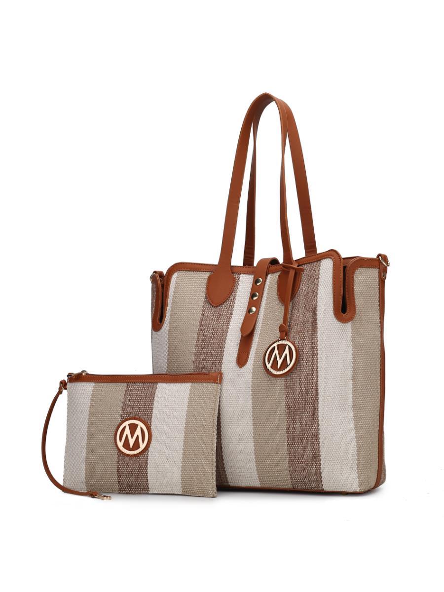 MKF Collection Xenia Circular Print Tote Bag With Wallet by Mia k