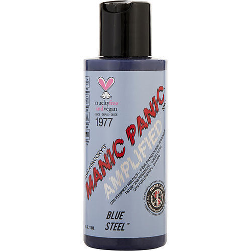 MANIC PANIC by Manic Panic AMPLIFIED FORMULA SEMI-PERMANENT HAIR COLOR - # BLUE STEEL 4 OZ