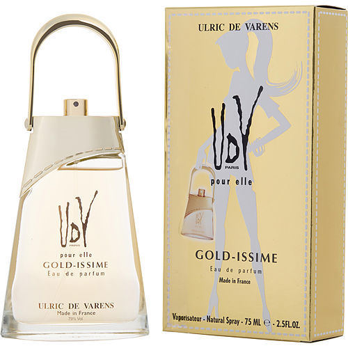 UDV GOLD ISSIME by Ulric de Varens EAU DE PARFUM SPRAY 2.5 OZ (NEW PACKAGING)