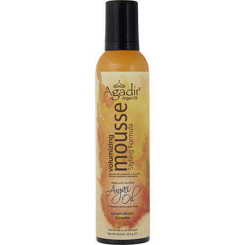 AGADIR by Agadir ARGAN OIL VOLUMIZING STYLING MOUSSE--SULFATE FREE 8.5 OZ