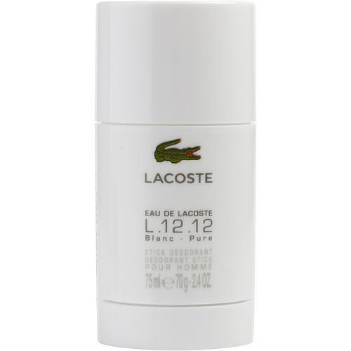 LACOSTE EAU DE LACOSTE L.12.12 BLANC by Lacoste PURE DEODORANT STICK 2.4 OZ