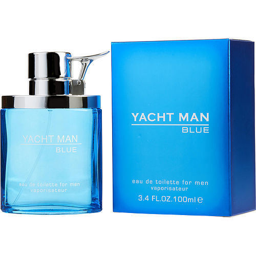 YACHT MAN BLUE by Myrurgia EDT SPRAY 3.4 OZ