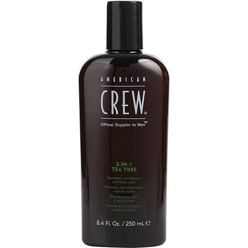 AMERICAN CREW by American Crew 3 IN 1 TEA TREE (SHAMPOO, CONDITIONER, BODY WASH) 8.4 OZ