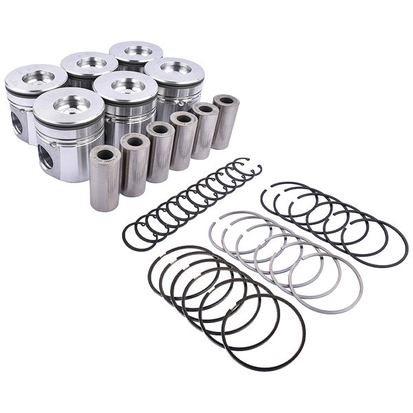 6× STD Standard Pistons Set For Dodge Cummins 6BT 5.9L 12V 1994-1998 3928673