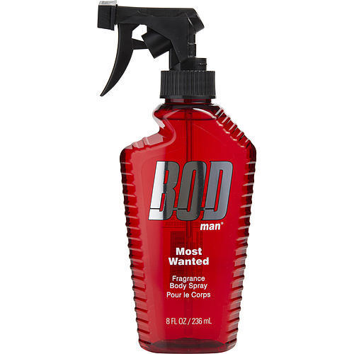 BOD MAN MOST WANTED by Parfums de Coeur FRAGRANCE BODY SPRAY 8 OZ