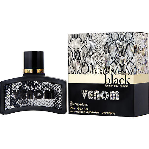 BLACK IS BLACK VENOM by Nuparfums EDT SPRAY 3.4 OZ