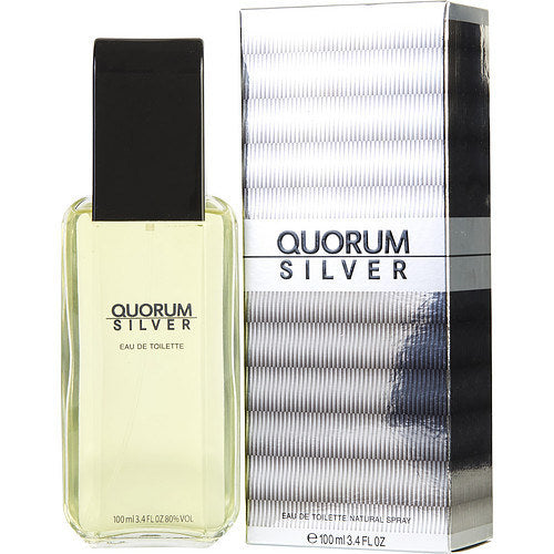 QUORUM SILVER by Antonio Puig EDT SPRAY 3.4 OZ