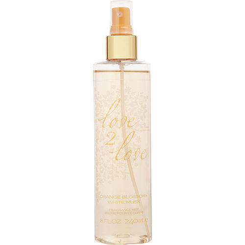 LOVE 2 LOVE by Love 2 Love ORANGE BLOSSOM & WHITE MUSK FRAGRANCE MIST SPRAY 8 OZ