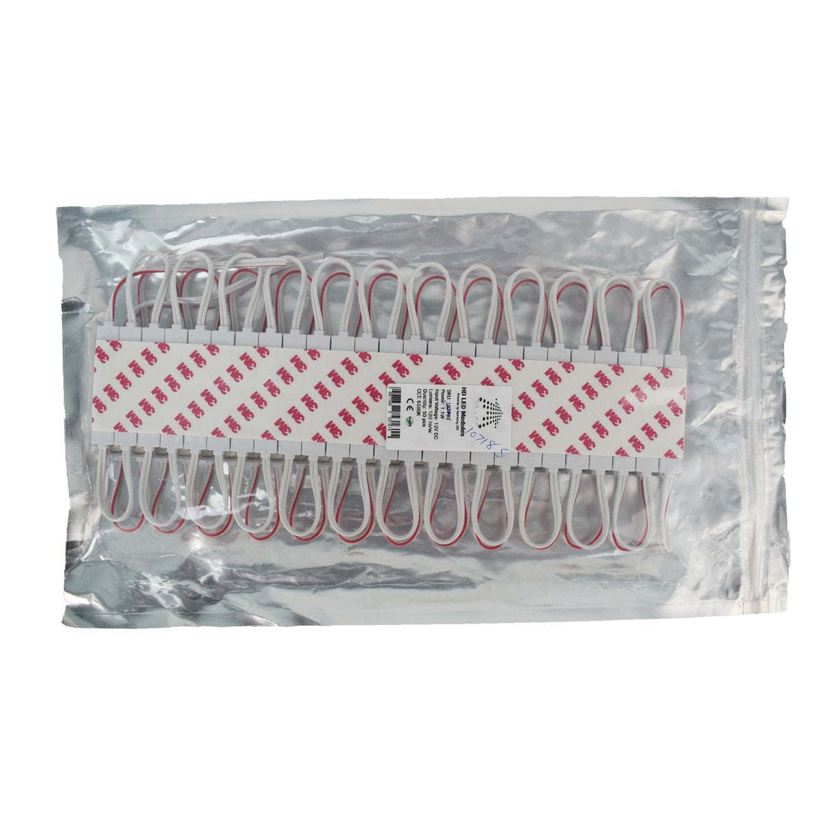 HD5 | LED Sign Module | 1 Watt | 132 Lumens | 3000K | Warm White | 12V | IP68 | UL Listed | Pack of 50