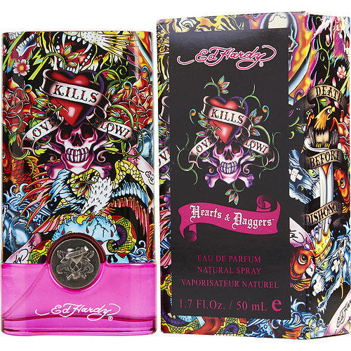 ED HARDY HEARTS & DAGGERS by Christian Audigier EAU DE PARFUM SPRAY 1.7 OZ