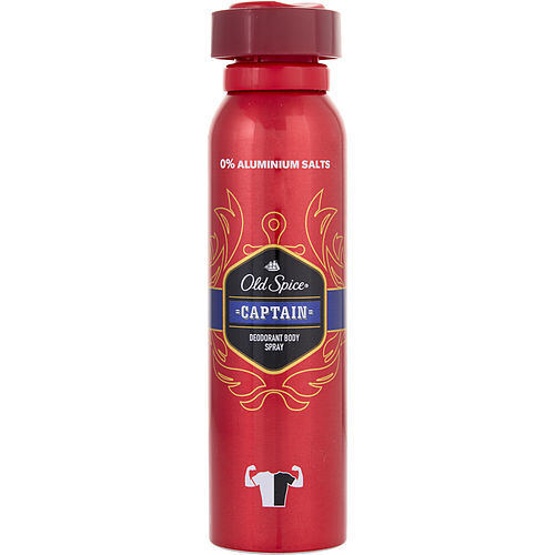 OLD SPICE CAPTAIN by Shulton DEODORANT SPRAY 5 OZ