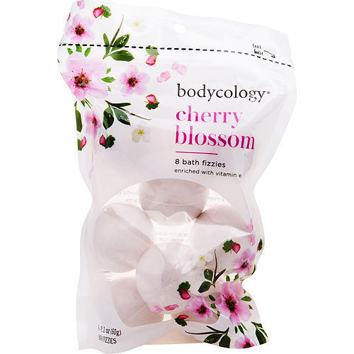 BODYCOLOGY CHERRY BLOSSOM by Bodycology BATH FIZZIES (8 COUNT) 2.1 OZ