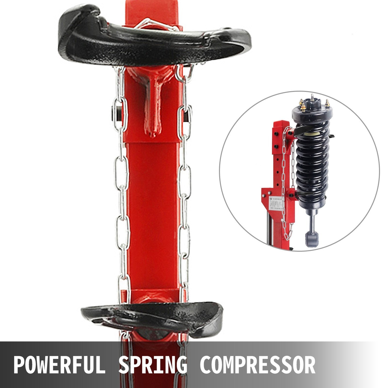 VEVOR 3 Ton Capacity Auto Strut Coil Spring Compressor Tool 6600LB Strut Compressor with 4 Snap Joints Air Hydraulic Tool for Car Repairing and Strut 