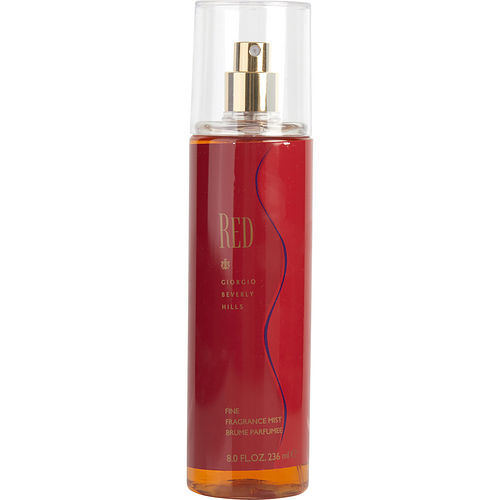 RED by Giorgio Beverly Hills BODY MIST 8 OZ