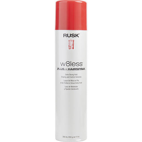 RUSK by Rusk W8LESS PLUS EXTRA STRONG HOLD SHAPING & CONTROL HAIR SPRAY 10 OZ