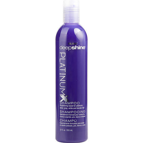 RUSK by Rusk DEEPSHINE PLATINUM X SHAMPOO 12 OZ