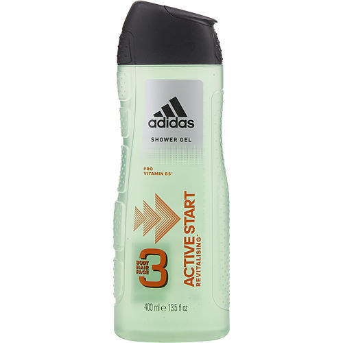 ADIDAS ACTIVE START by Adidas 3 BODY & HAIR & FACE SHOWER GEL 13.5 OZ