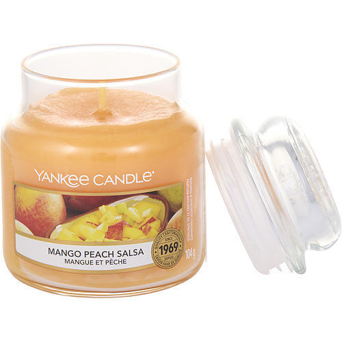 YANKEE CANDLE by Yankee Candle MANGO PEACH SALSA SCENTED SMALL JAR 3.6 OZ