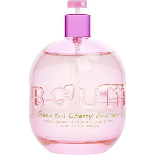 BOUM GREEN TEA CHERRY BLOSSOM by Jeanne Arthes EAU DE PARFUM SPRAY 3.3 OZ *TESTER