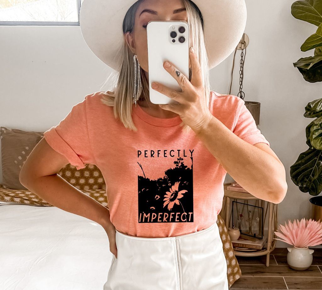 Perfectly Imperfect T-shirt, Boho Shirt, Tribal T-shirt, Humor T-shirt, Arrow Shirt, Inspirational Gift T-shirt, Gift T-shirt For Her