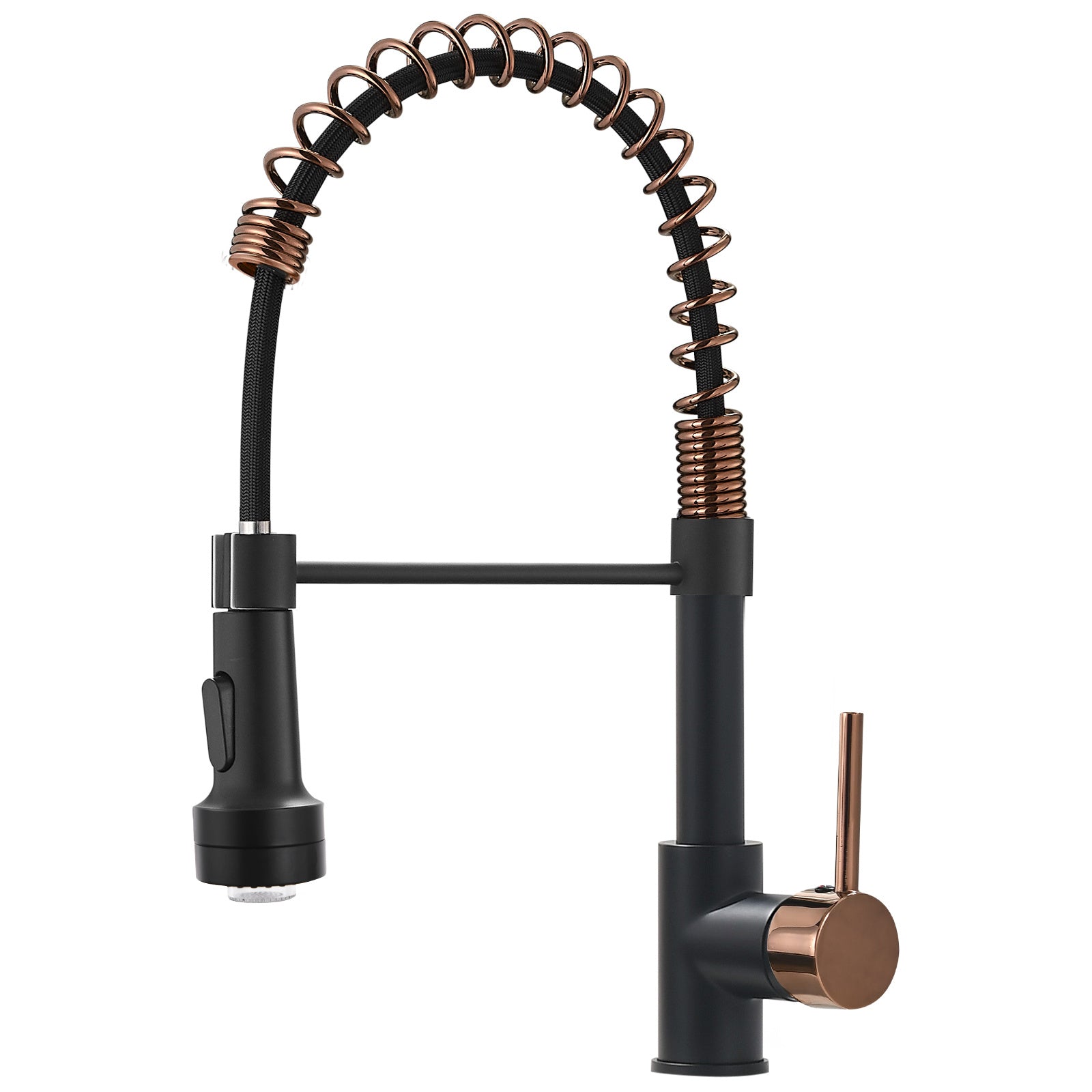 New Single Handle Pull-Down Sprayer LED Kitchen Faucet