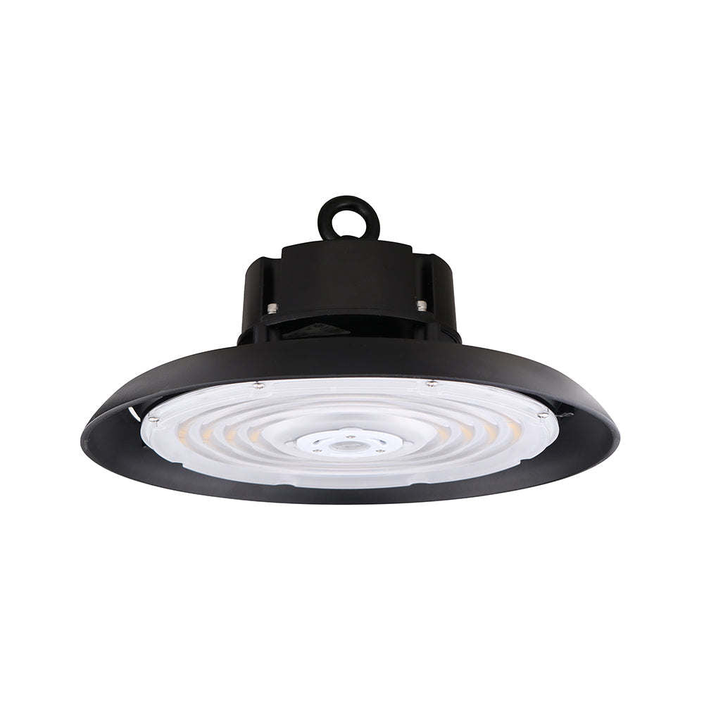 NORTH STAR | LED Round High Bay | 150 Watt | 20893 Lumens | 5000K | 120V-277V | Black Housing | IP65 | UL & DLC Listed