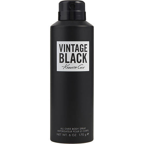 VINTAGE BLACK by Kenneth Cole ALL OVER BODY SPRAY 6 OZ