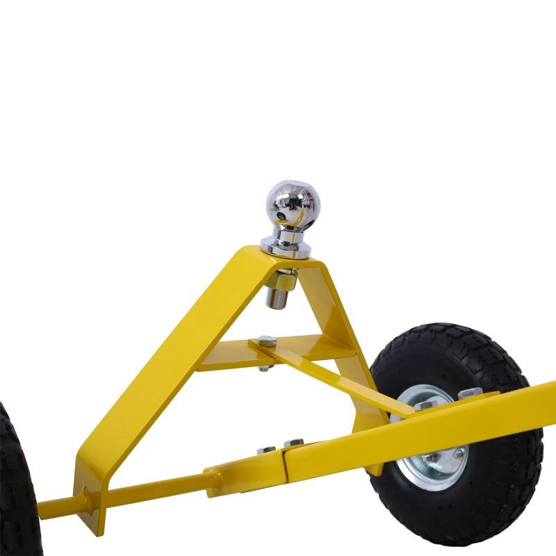 Trailer Dolly with Pneumatic Tires for Moving Car RV Boat Trailer