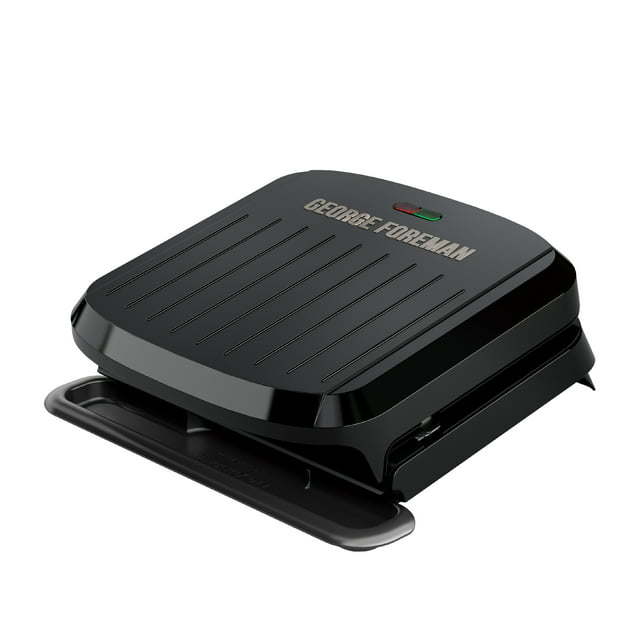 4-Serving Removable Plate Grill and Panini, Black