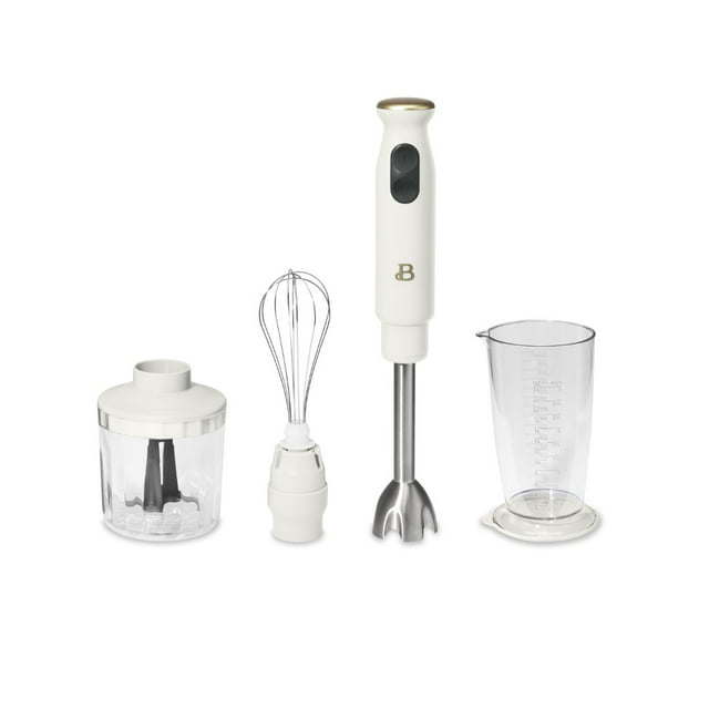 2-Speed Immersion Blender with Chopper & Measuring Cup