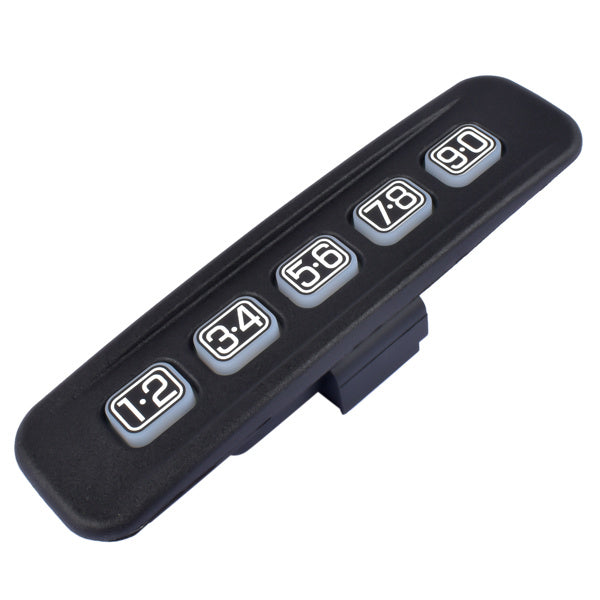 Black Left Driver Side Door Keyless Entry Number Keypad for Ford F-250 F-350 F-450 F-550 Super Duty 2004-2010, Lincoln LS 8L8Z14A626AA 8L8Z-14A626-AA