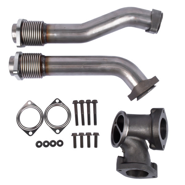 Bellowed Up Pipe Upgrade Kit for 1999-2003 Ford Super Duty 7.3L Powerstroke Diesel 679-005