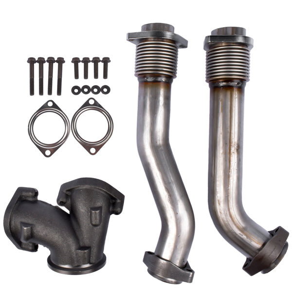 Bellowed Up Pipe Upgrade Kit for 1999-2003 Ford Super Duty 7.3L Powerstroke Diesel 679-005
