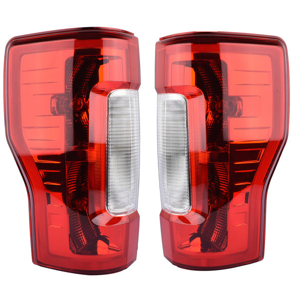 Pair Left & Right Tail Lights w/o Blind Spot for Ford F-250 F-350 Super Duty 2017-2019 HC3Z13405D HC3Z13404D HC3Z13405F HC3Z13404F