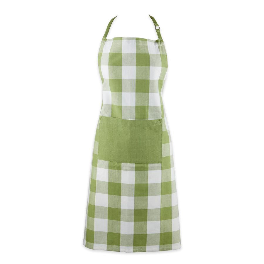 Household Using Tri Color Check Chef Apron