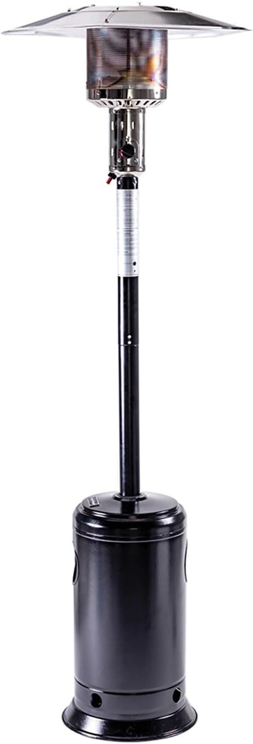 LEGACY HEATING Delta X3 Outdoor Heater, Propane Heater, Outdoor Propane Patio Heater with Wheels, 47,000 BTU Outdoor Patio Heater for Home and Commercial, 30 x 30 x 88 inches (LxWxH)