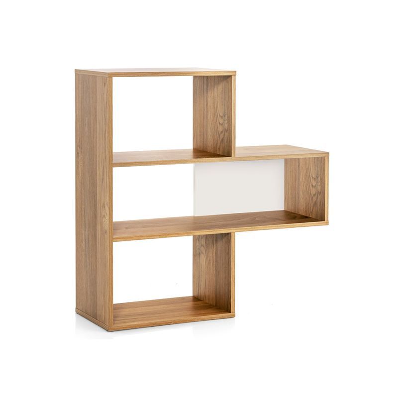 3-Shelf Open Bookcase for Living Room Study Office