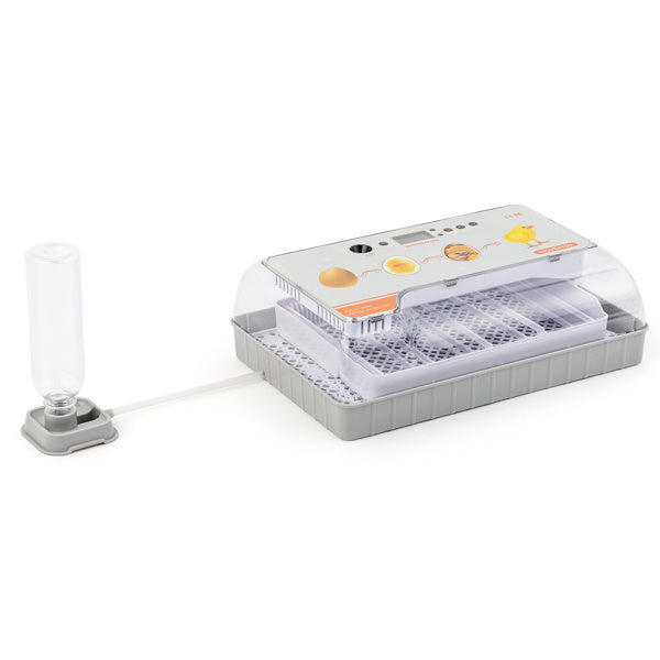 Egg Incubator, 9-20 Eggs Fully Automatic Poultry Hatcher Machine with Temperature Display, Candler, Temperature Control & Turner, for Hatching Chicken
