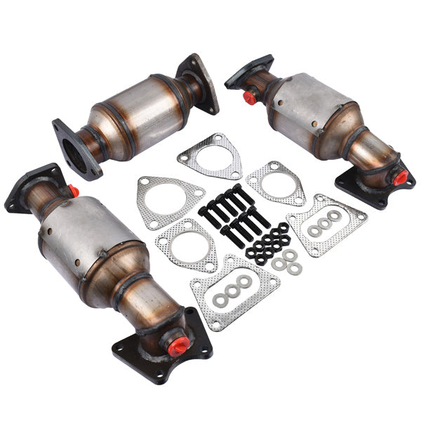 Catalytic Converters Set for Honda Pilot 3.5L 2005 2006 2007 2008 45106 45107 45108