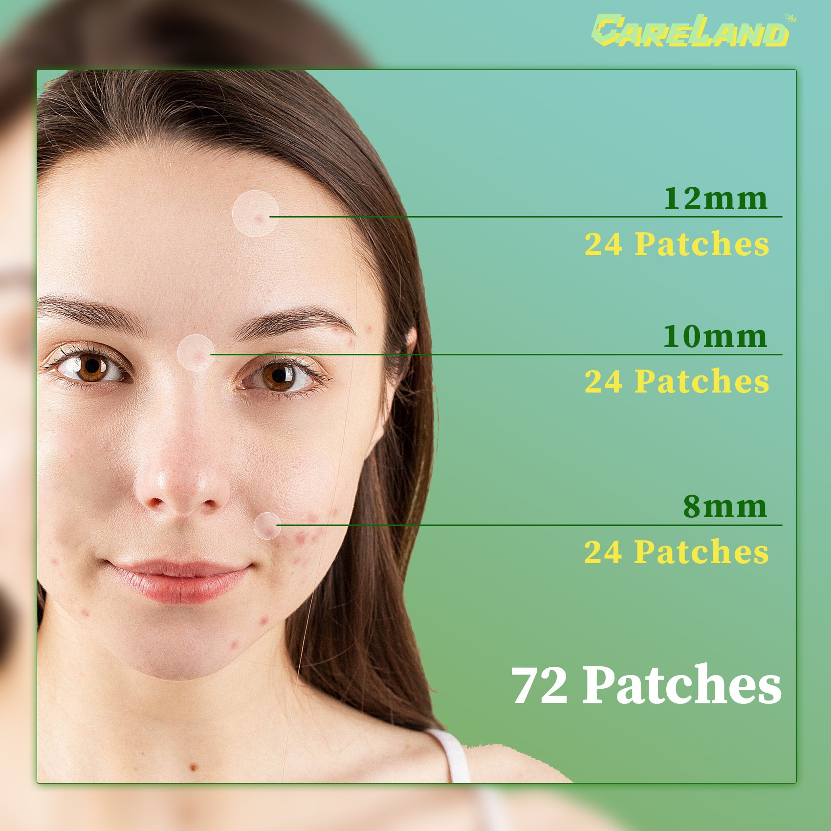 Essential oil acne patch
