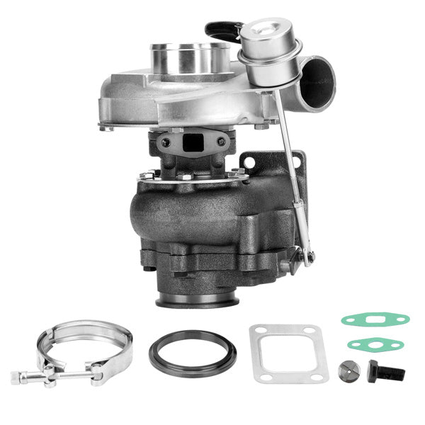 T04E T3/T4 .63A/R TURBO TURBOCHARGER COMPRESSOR 420+HP INTERNAL WASTEGATE V-BAND 29256572