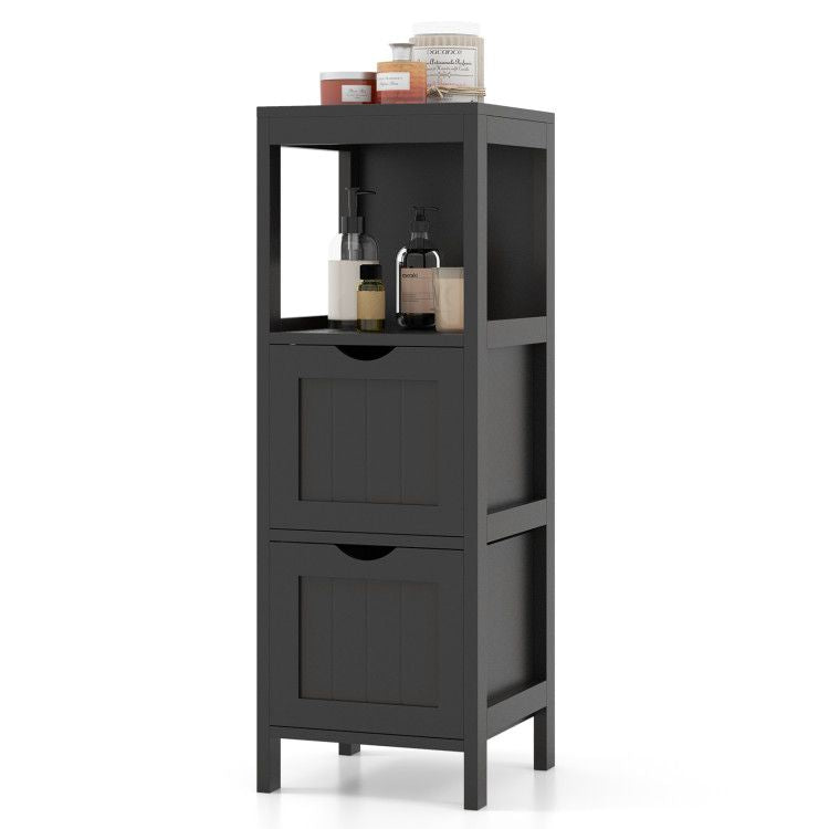 Freestanding Storage Cabinet with 2 Removable Drawers for Bathroom