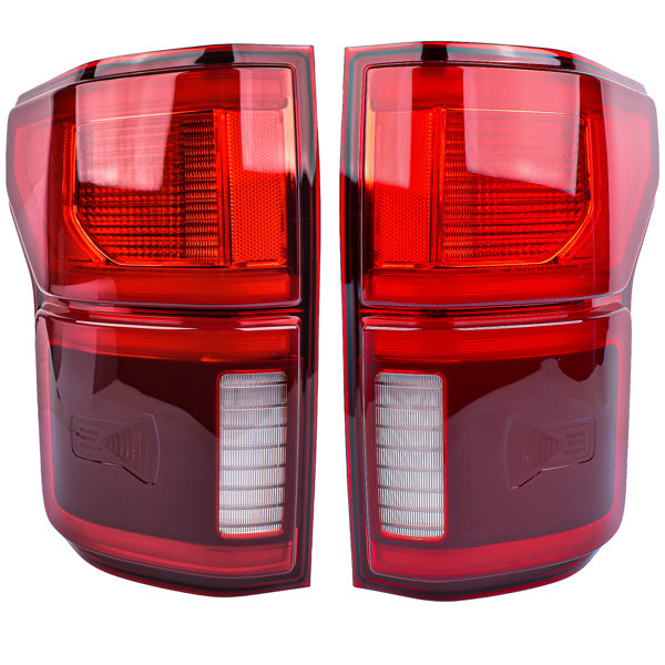 Left & Right Side Tail Light Assembly for Ford F-150 2018-2020 LED w/ Blind Spot KL3Z13405B KL3Z13404B