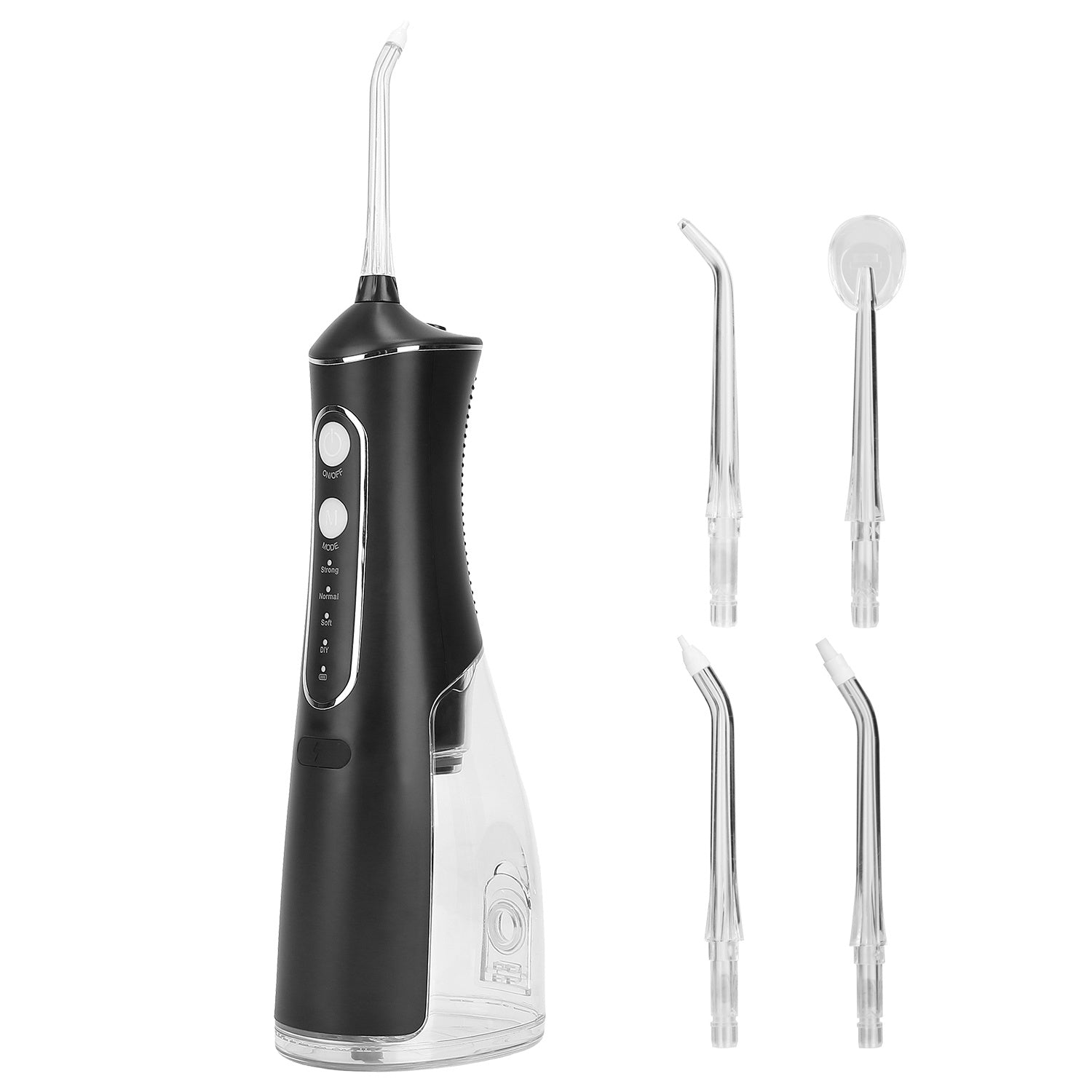 Portable Water Dental Flosser Cordless Rechargeable Dental Oral Irrigator IPX7 Waterproof Teeth Cleaner