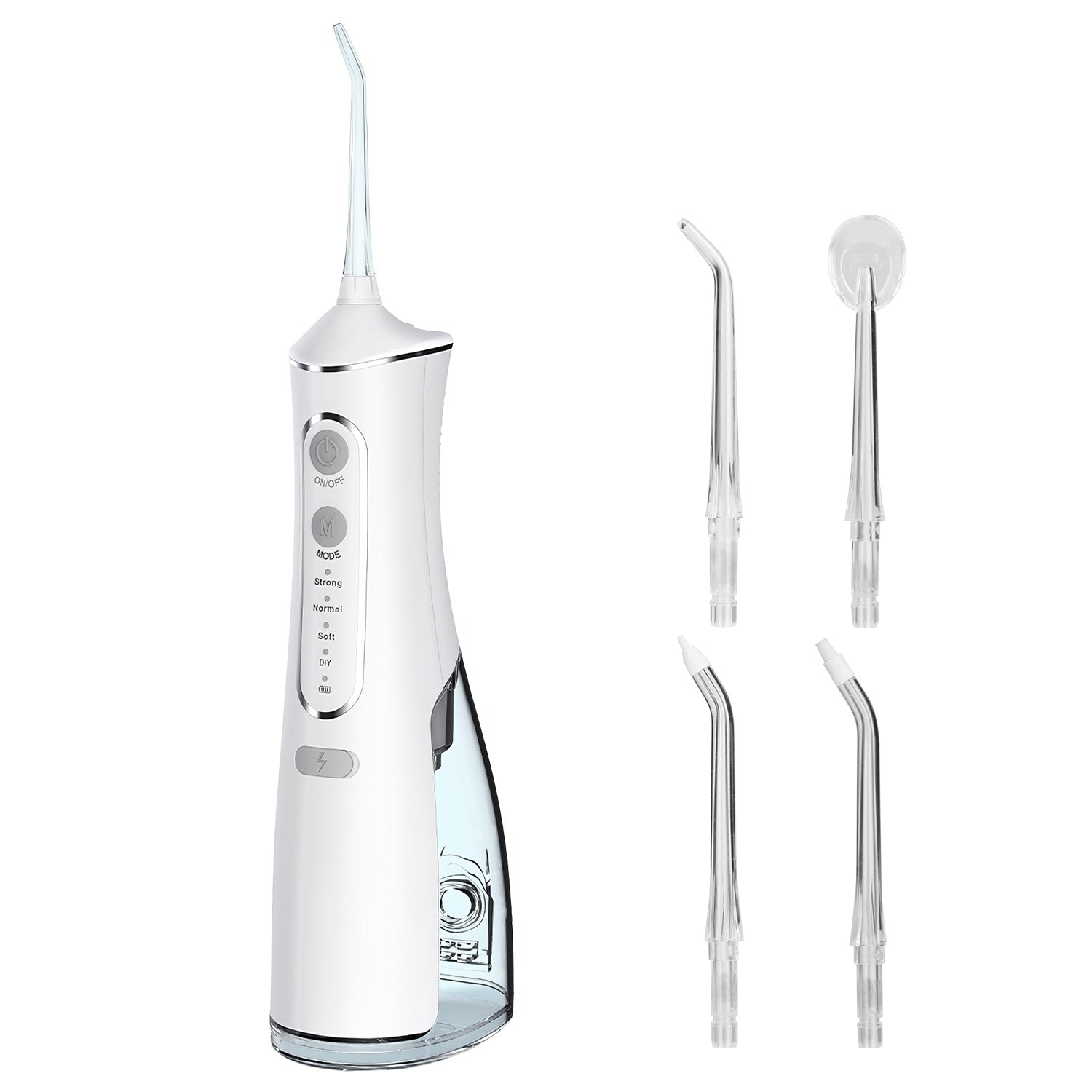 Portable Water Dental Flosser Cordless Rechargeable Dental Oral Irrigator IPX7 Waterproof Teeth Cleaner