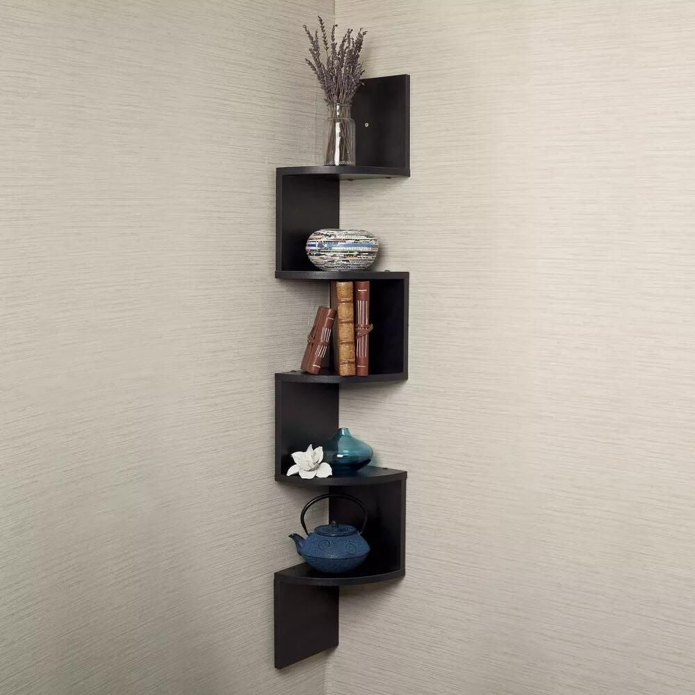 48.5" x 7.7" Zigzag Corner Shelf