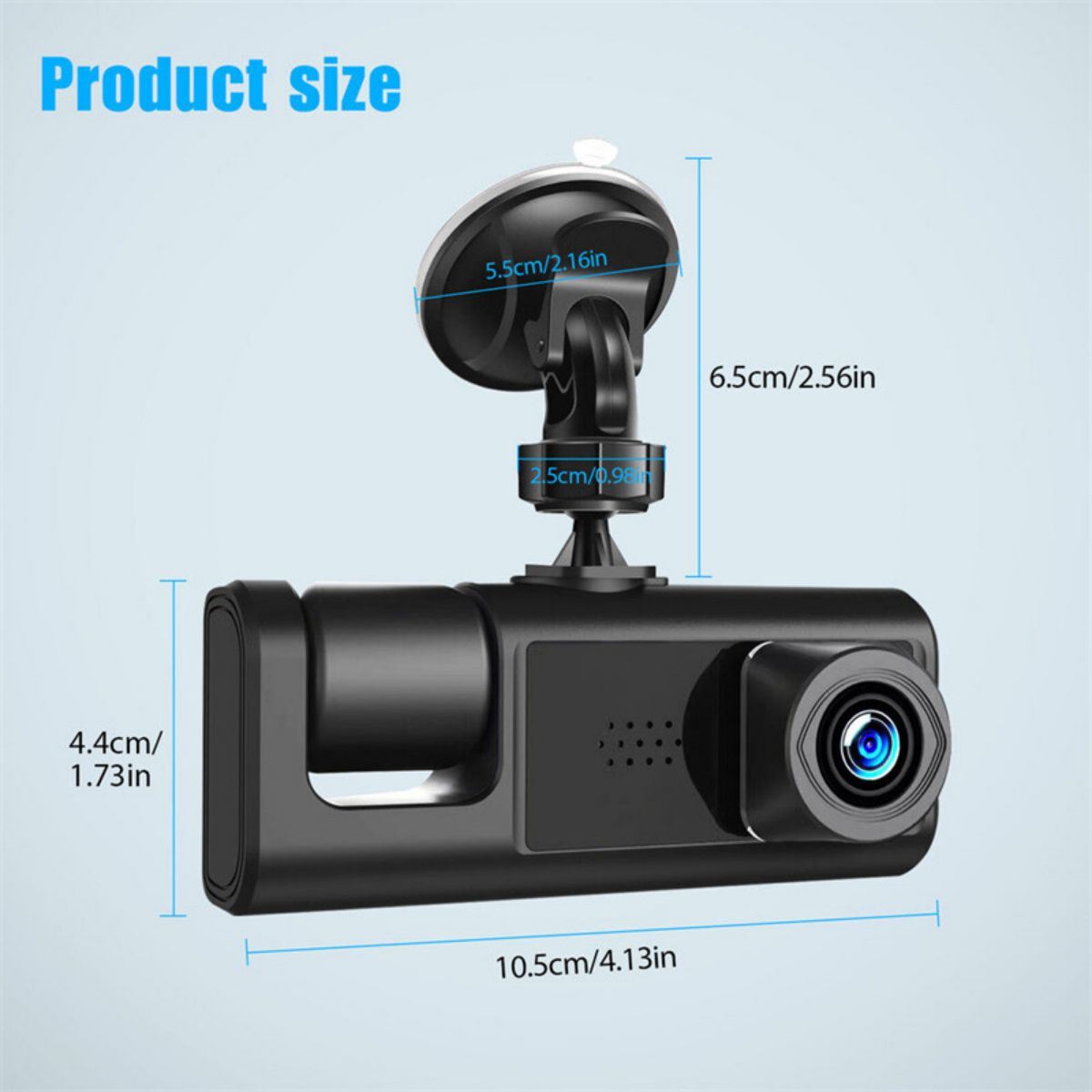 Dash Cam - Dashboard Cam Built-in Ultra Wide Angle Lens WiFi Dashboard Camera Video Recorder Car Driving Recorder Night Vision Car Dashcam Car DVR Cyc