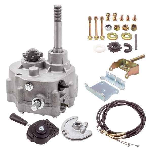 Go Kart Forward Reverse Gear Box for 2HP-14HP Engine 4 Stroke 10T & 12T Sprocket