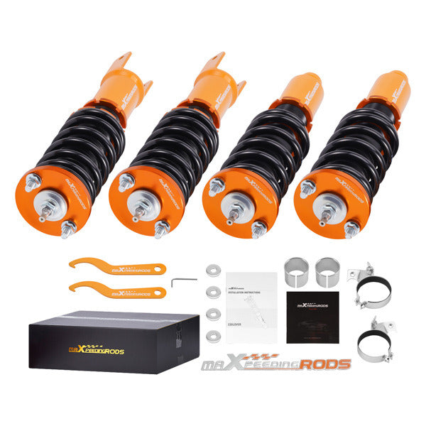 24 Way Damper Adjustable Coilover Strut Fit Honda Civic EK EJ EM 96-00 Integra 94-01 Suspension Kit